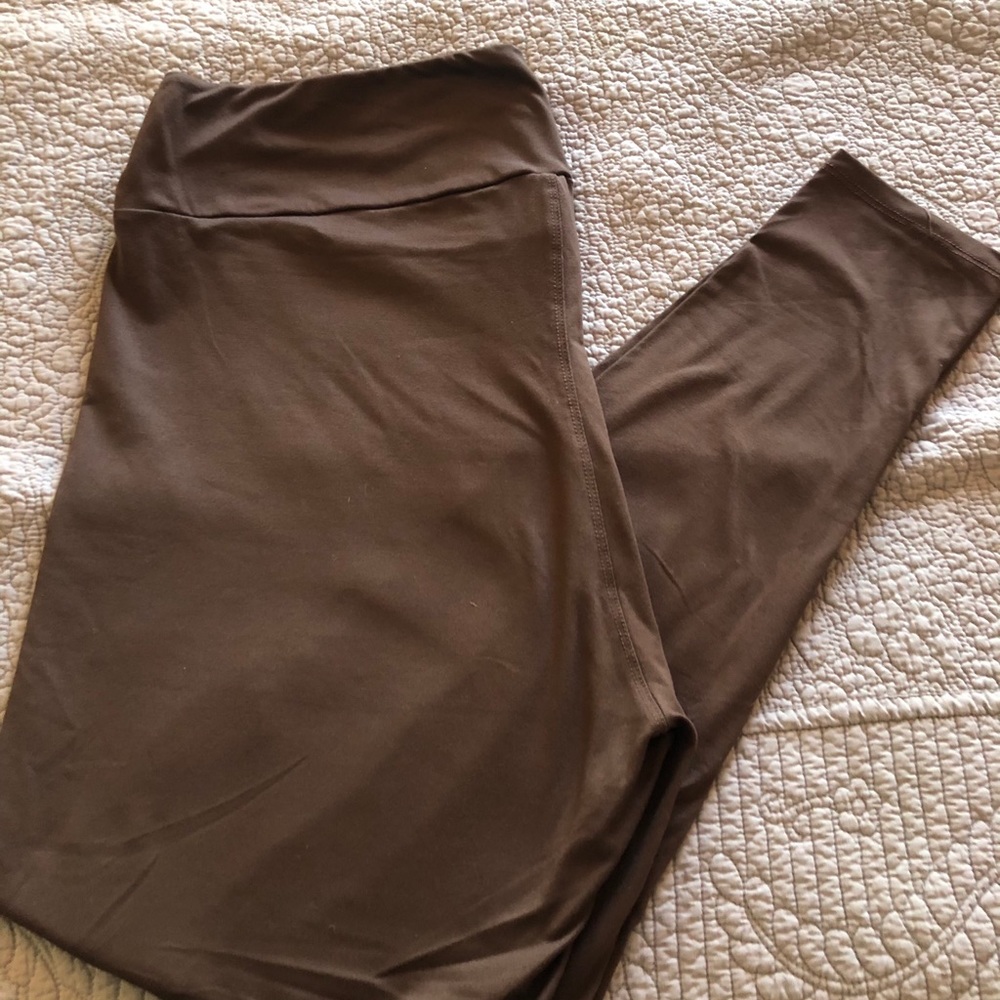 LuLaRoe Brown Size TC2 Leggings